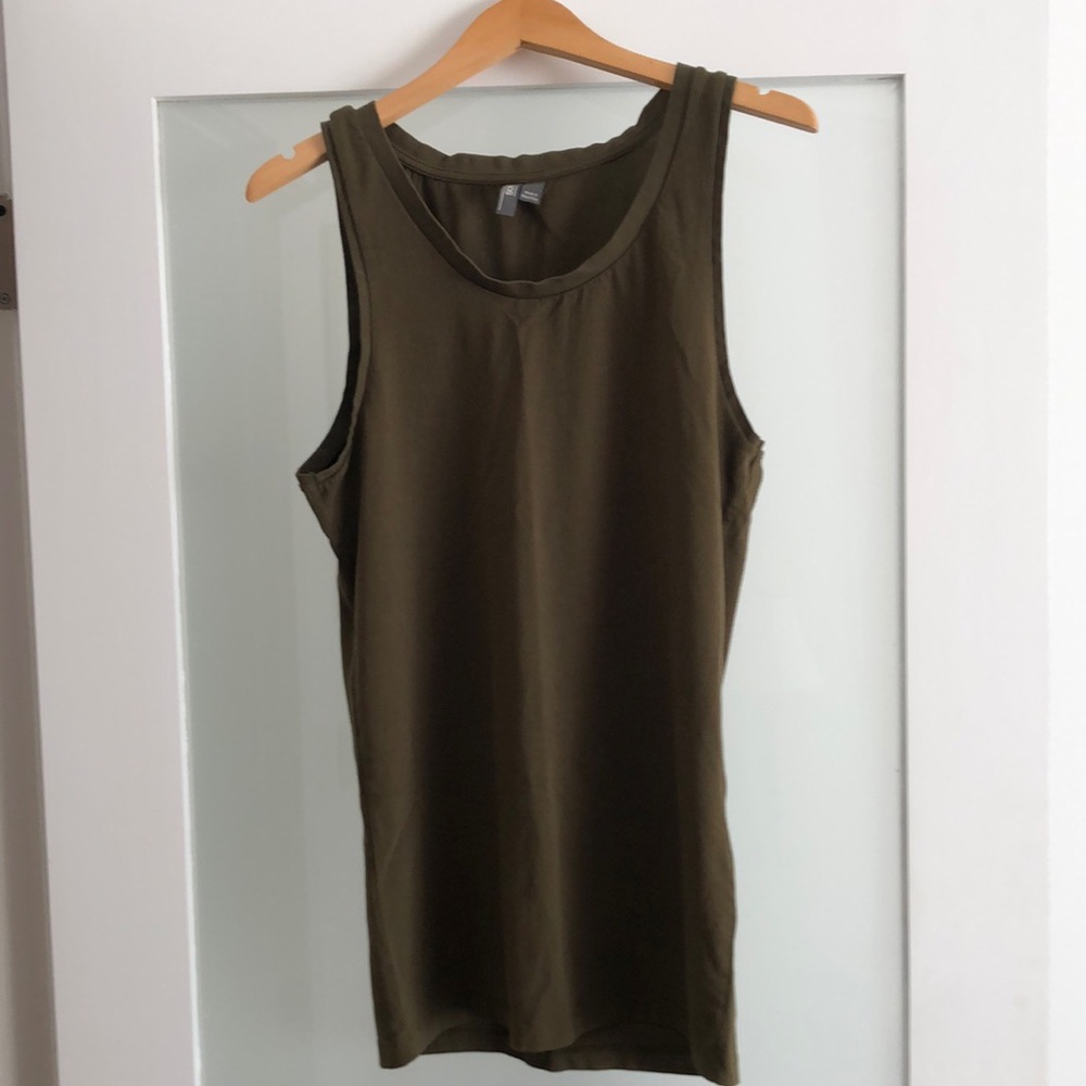 Mens Asos T-shirt army green
